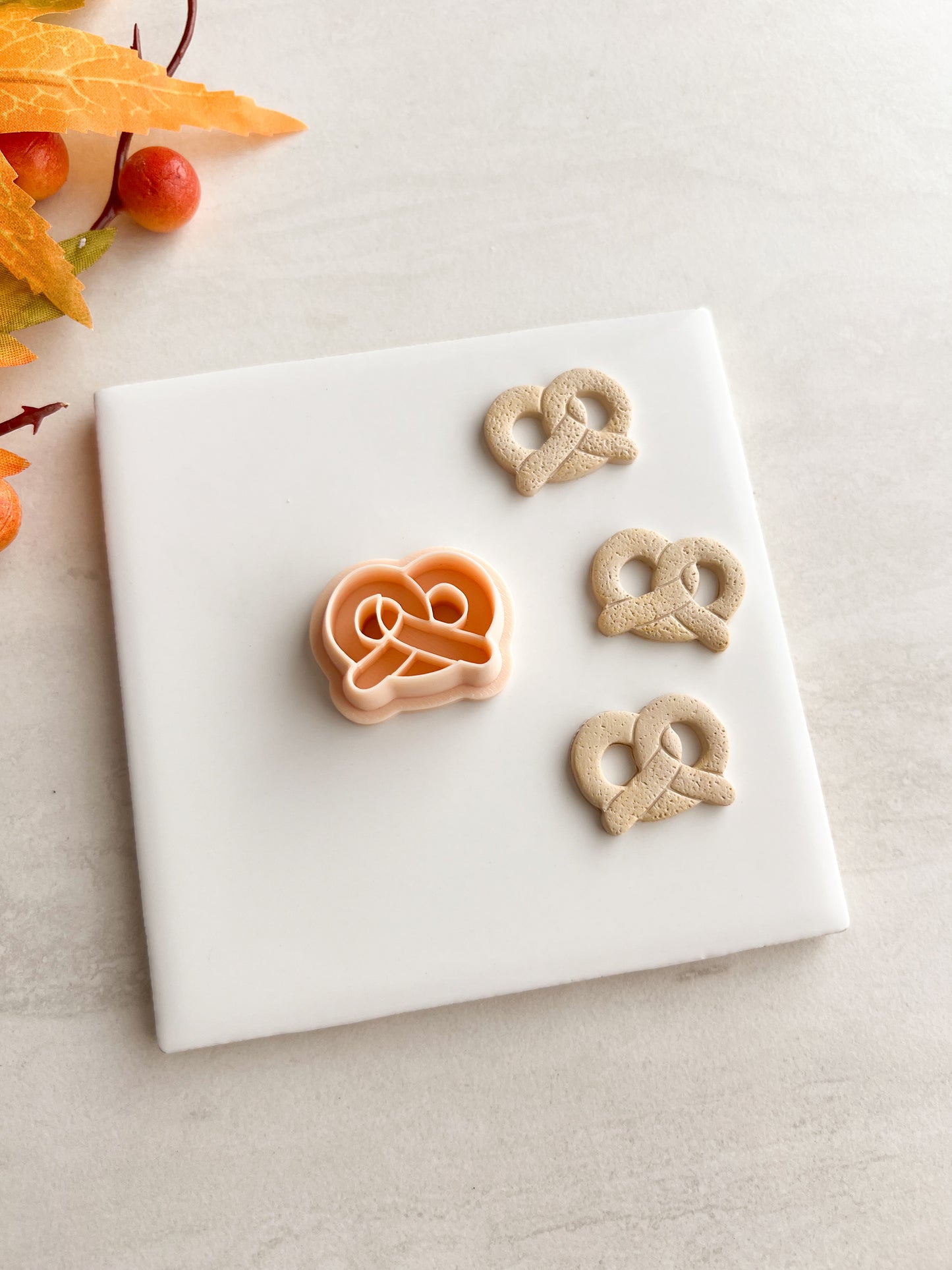 Pretzel Clay Cutter | Pretzel Polymer Clay Cutter for DIY Snack Earrings Food-Themed Jewelry and Handmade Cute Accessories