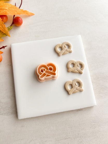 Pretzel Clay Cutter | Pretzel Polymer Clay Cutter for DIY Snack Earrings Food-Themed Jewelry and Handmade Cute Accessories