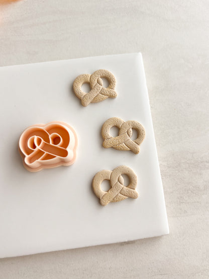 Pretzel Clay Cutter | Pretzel Polymer Clay Cutter for DIY Snack Earrings Food-Themed Jewelry and Handmade Cute Accessories