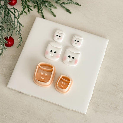 2025 Kawaii Marshmellow | Festive Polymer Clay Cutters