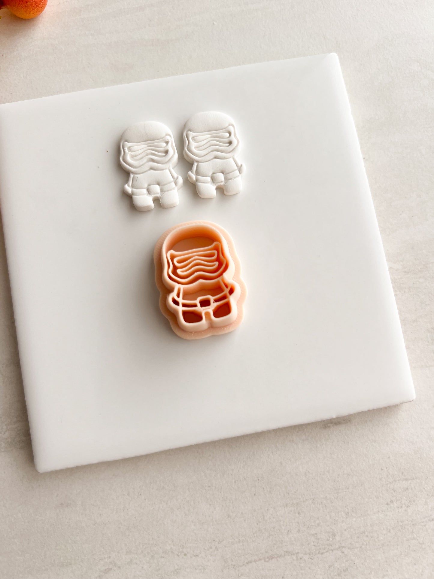 Clone Troop Clay Cutter | Clone Troop Polymer Clay Cutter for DIY Sci-Fi Earrings Star Wars-Themed Jewelry and Handmade Galactic Accessories