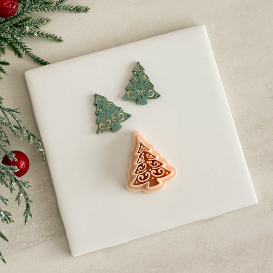 2025 Christmas Tree No. 3 | Festive Polymer Clay Cutters