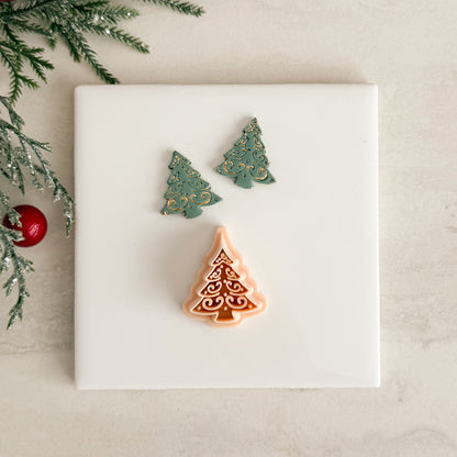 2025 Christmas Tree No. 3 | Festive Polymer Clay Cutters