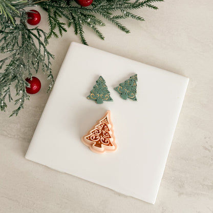 2025 Christmas Tree No. 3 | Festive Polymer Clay Cutters