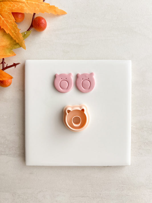 Hamm Pig Pixar Clay Cutter | Hamm Pig Pixar Polymer Clay Cutter for DIY Toy Story Earrings Cute Movie-Themed Jewelry and Handmade Fun Accessories