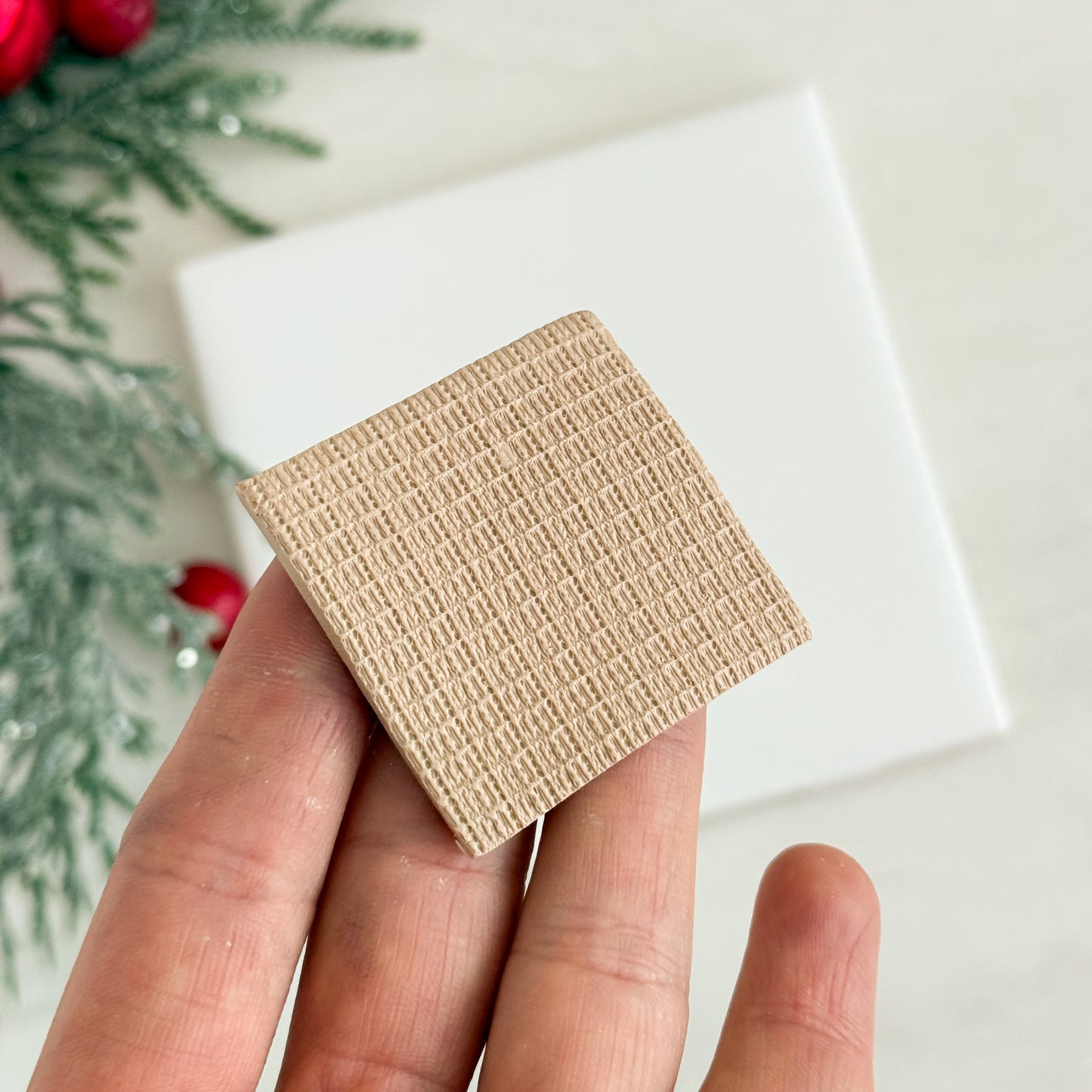 2025 Sweater Texture Roller | Festive Polymer Clay Cutter