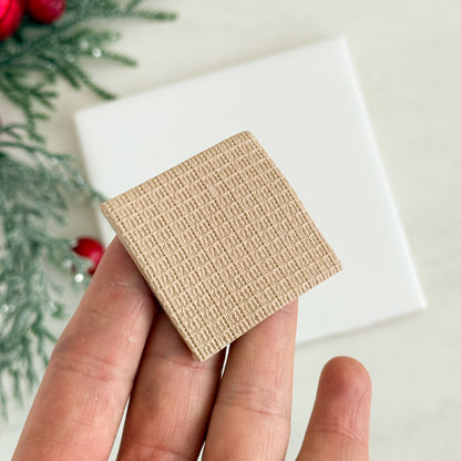 2025 Sweater Texture Roller | Festive Polymer Clay Cutter