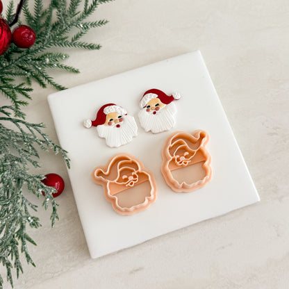 2025 Classic Santa No. 2 | Festive Polymer Clay Cutters