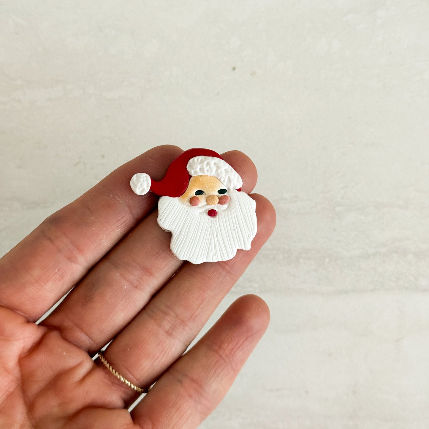 2025 Classic Santa No. 2 | Festive Polymer Clay Cutters