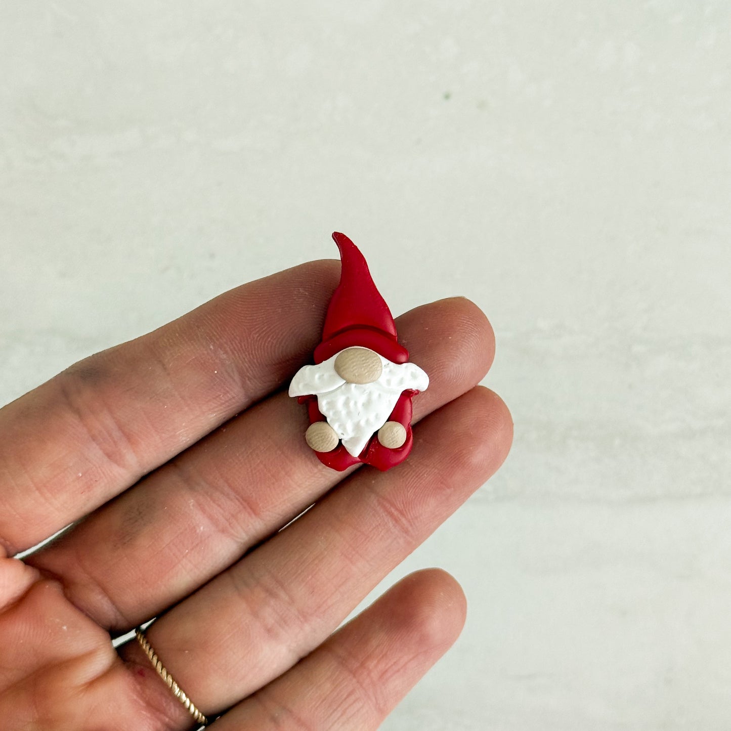2025 Christmas Gnome | Festive Polymer Clay Cutter