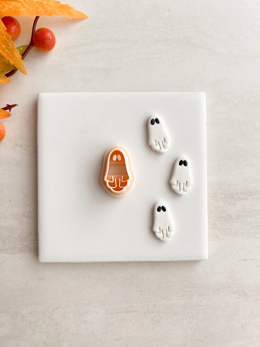 Ghost No. 11 Clay Cutter | Ghost No. 11 Polymer Clay Cutter for DIY Cute Halloween Earrings Ghost-Themed Jewelry and Handmade Spooky Accessories