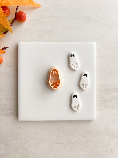 Ghost No. 11 Clay Cutter | Ghost No. 11 Polymer Clay Cutter for DIY Cute Halloween Earrings Ghost-Themed Jewelry and Handmade Spooky Accessories