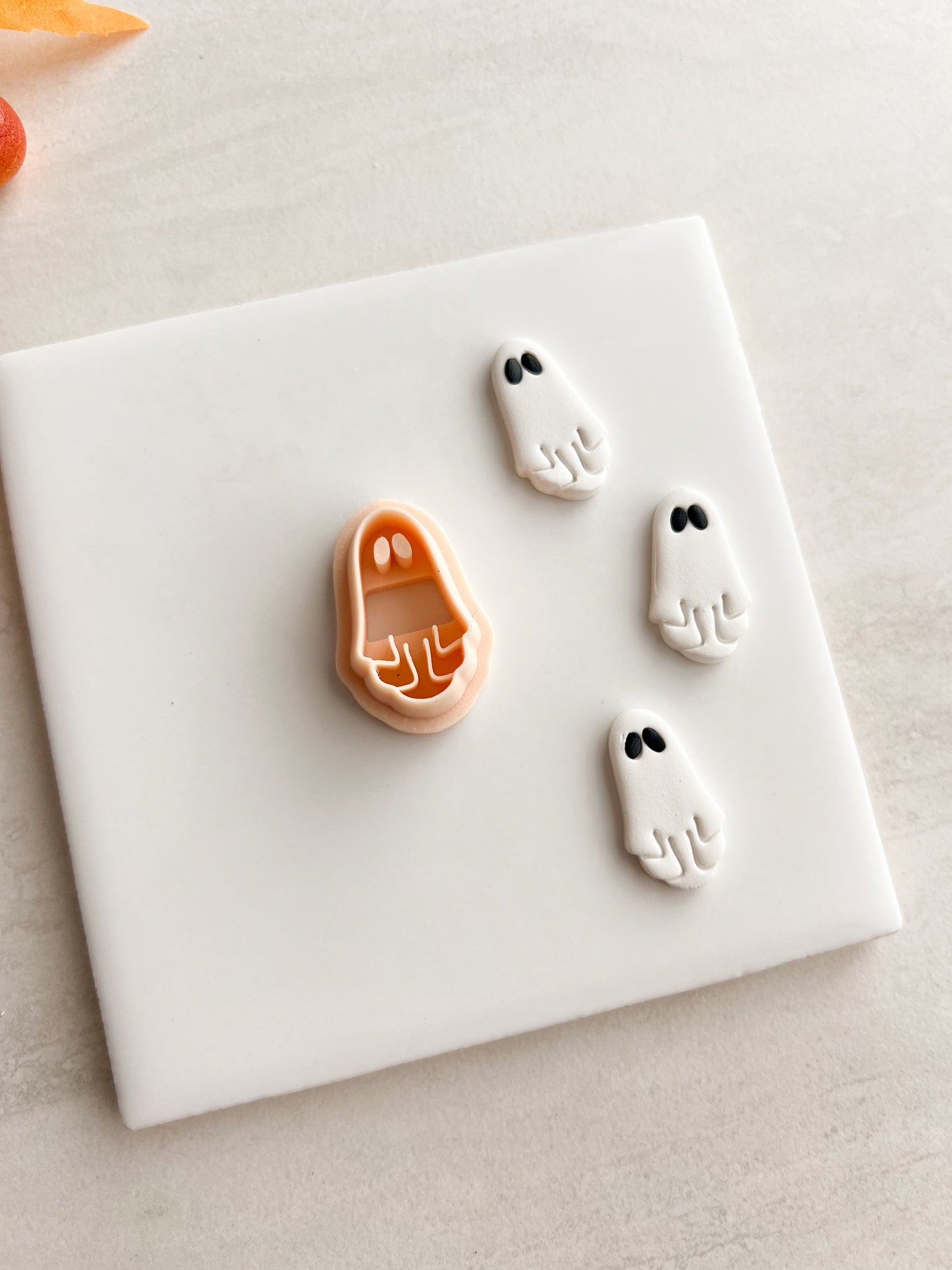 Ghost No. 11 Clay Cutter | Ghost No. 11 Polymer Clay Cutter for DIY Cute Halloween Earrings Ghost-Themed Jewelry and Handmade Spooky Accessories