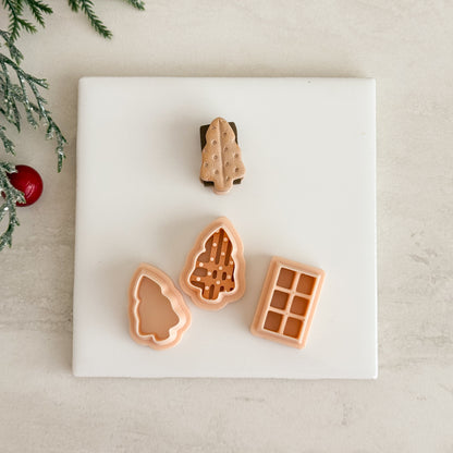 2025 Christmas Smore Tree | Festive Polymer Clay Cutters S'more