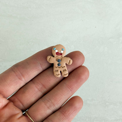 2025 Gingerbread Man | Festive Polymer Clay Cutters