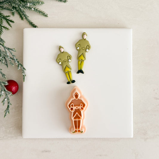 2025 Christmas Elf | Christmas Festive Polymer Clay Cutter Nostalgic