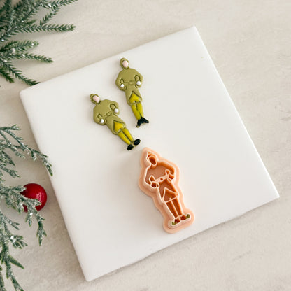 2025 Christmas Elf | Christmas Festive Polymer Clay Cutter Nostalgic