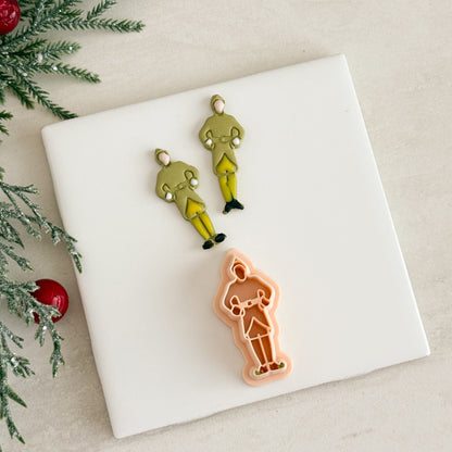 2025 Christmas Elf | Christmas Festive Polymer Clay Cutter Nostalgic