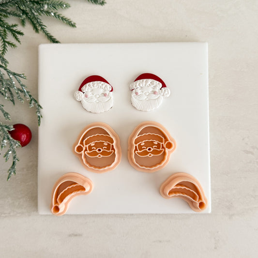 2025 Classic Santa No. 1 | Festive Polymer Clay Cutters