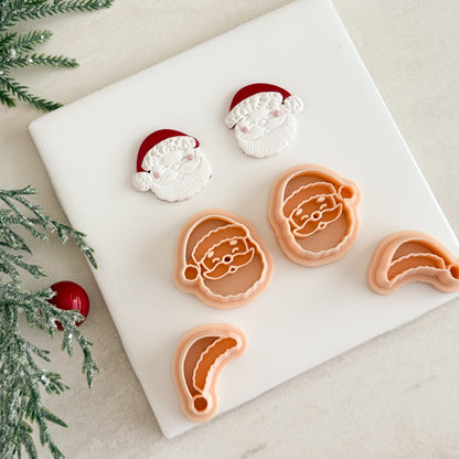 2025 Classic Santa No. 1 | Festive Polymer Clay Cutters