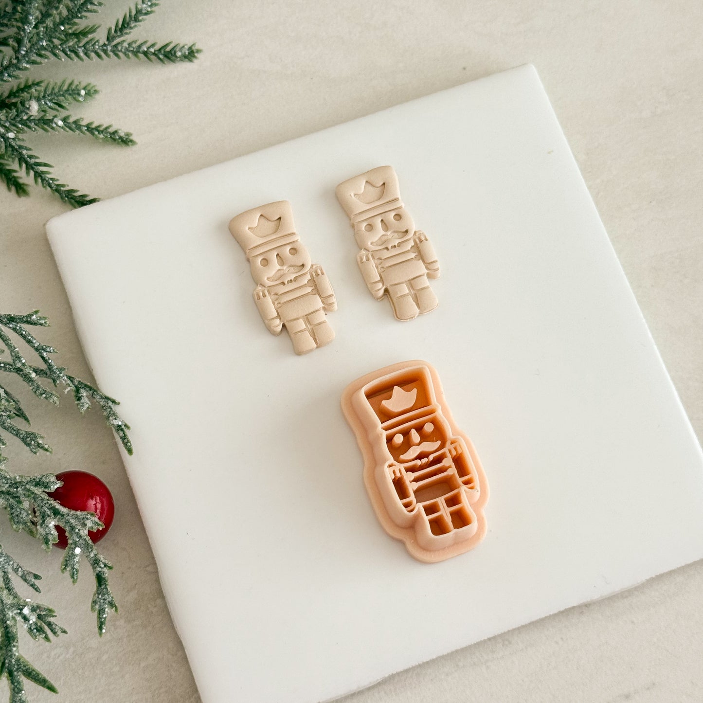 2025 Nutcracker No. 1 | Christmas Festive Polymer Clay Cutter Nostalgic