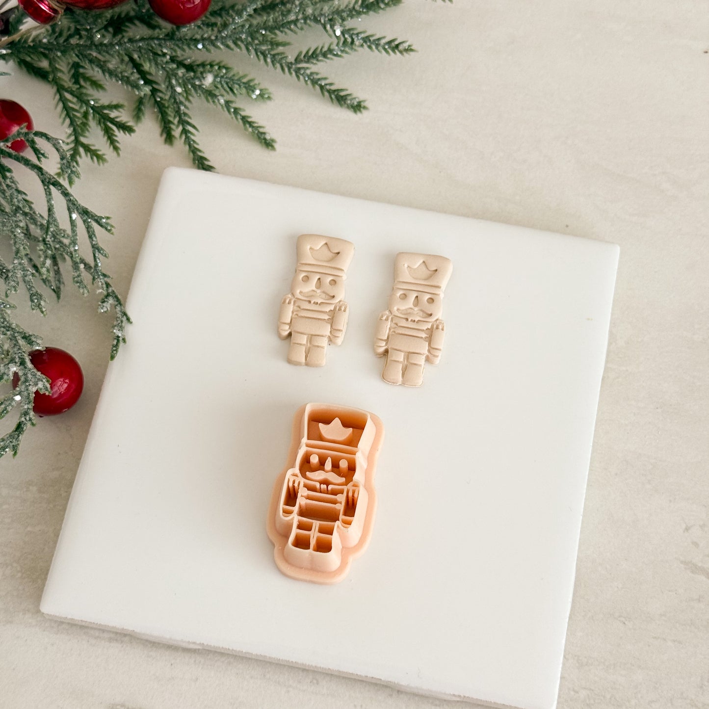 2025 Nutcracker No. 1 | Christmas Festive Polymer Clay Cutter Nostalgic