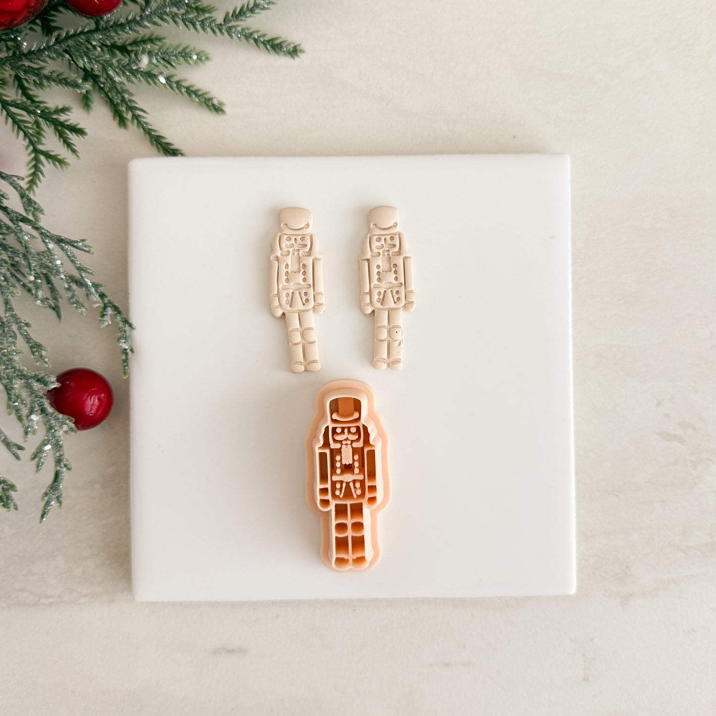 2025 Nutcracker No. 3 | Christmas Festive Polymer Clay Cutter Nostalgic