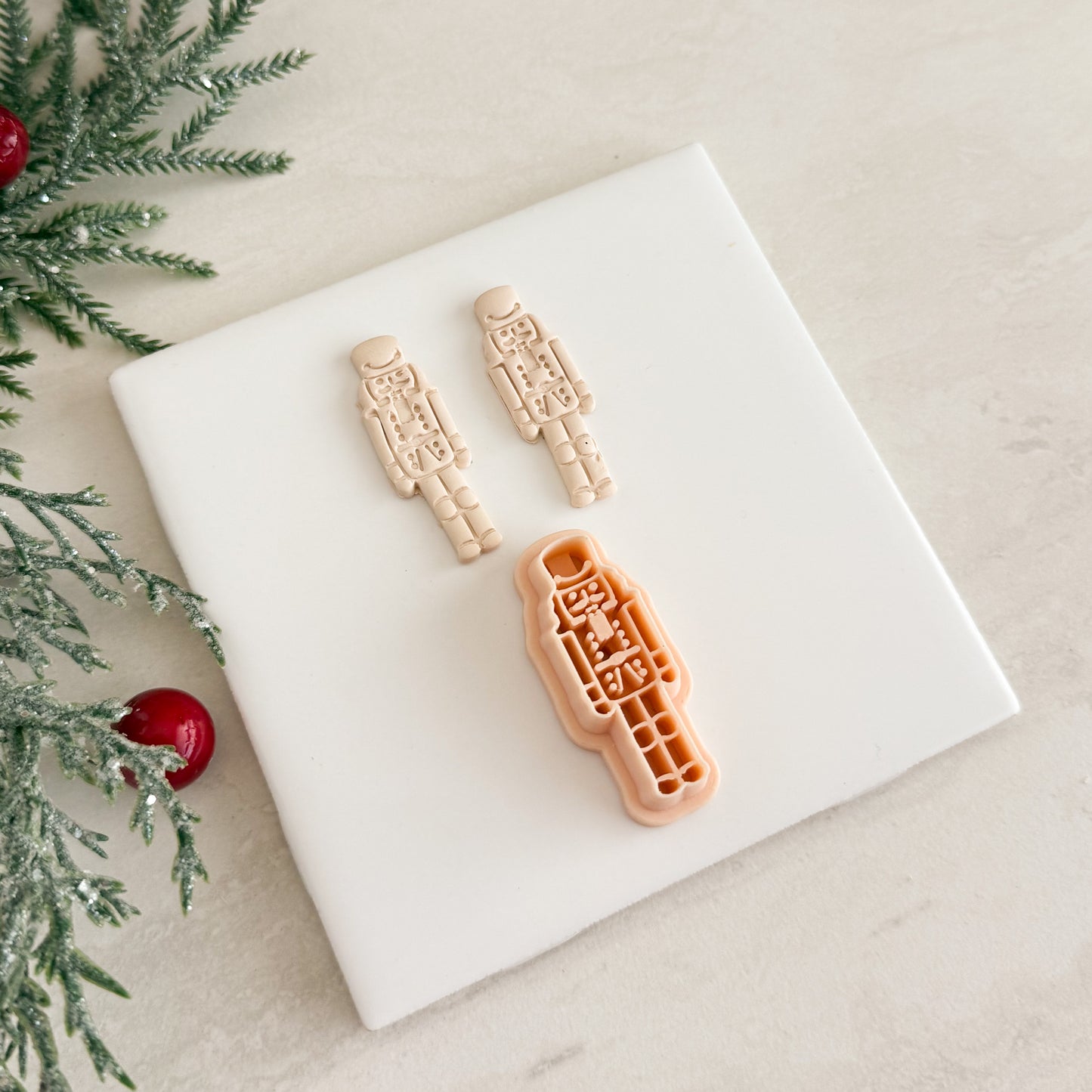 2025 Nutcracker No. 3 | Christmas Festive Polymer Clay Cutter Nostalgic