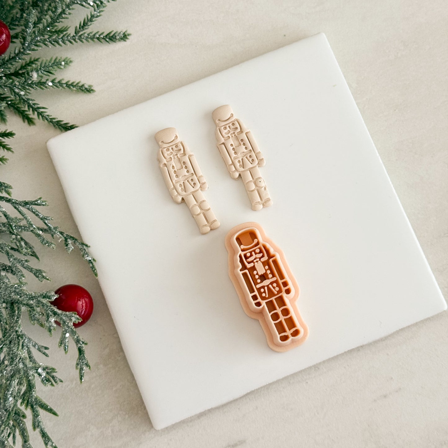 2025 Nutcracker No. 3 | Christmas Festive Polymer Clay Cutter Nostalgic