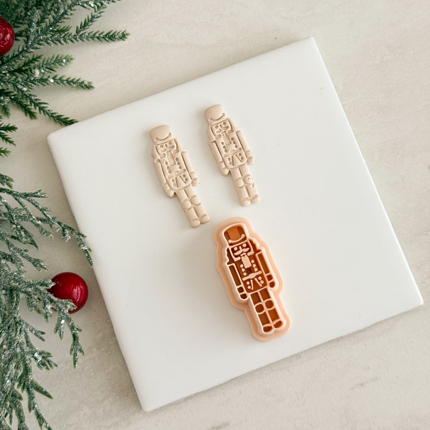 2025 Nutcracker No. 3 | Christmas Festive Polymer Clay Cutter Nostalgic