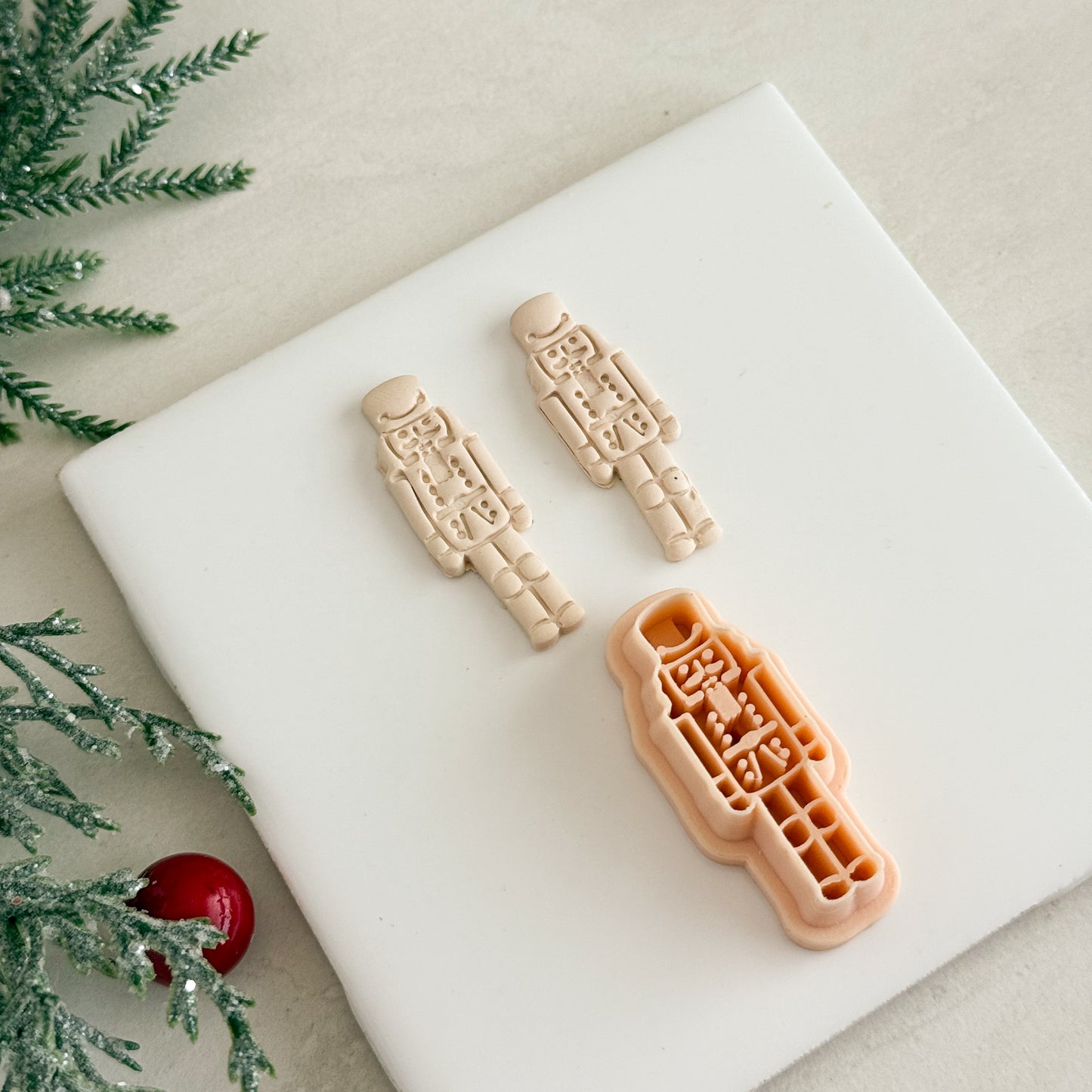 2025 Nutcracker No. 3 | Christmas Festive Polymer Clay Cutter Nostalgic