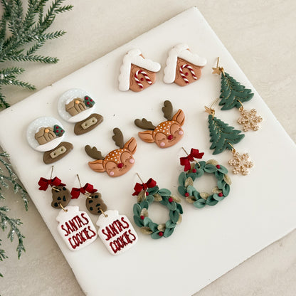 2025 Christmas Ralph Lauren Inspired Set of 6 | Festive Polymer Clay Cutters