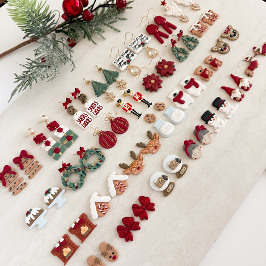 2025 Christmas Bundle No. 1 - Set of 24 | Festive Polymer Clay Cutter