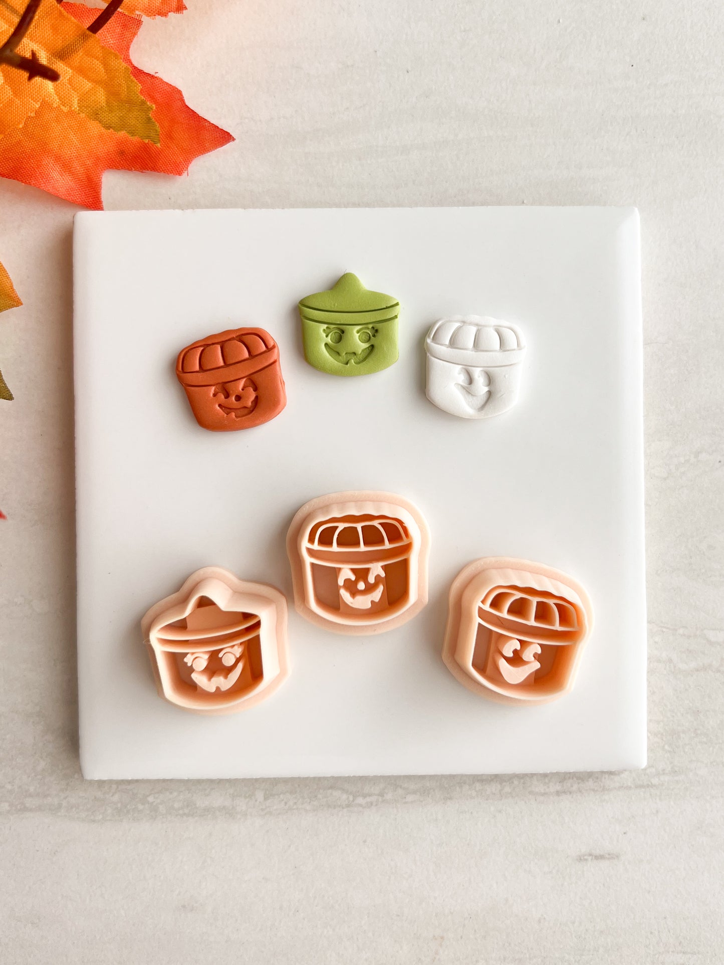 McDonalds Buckets Halloween Clay Cutters | McDonalds Buckets Halloween Polymer Clay Cutters for DIY Spooky Earrings Fun Jewelry and Handmade Halloween Accessories