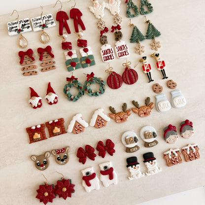 2025 Christmas Bundle No. 1 - Set of 24 | Festive Polymer Clay Cutter