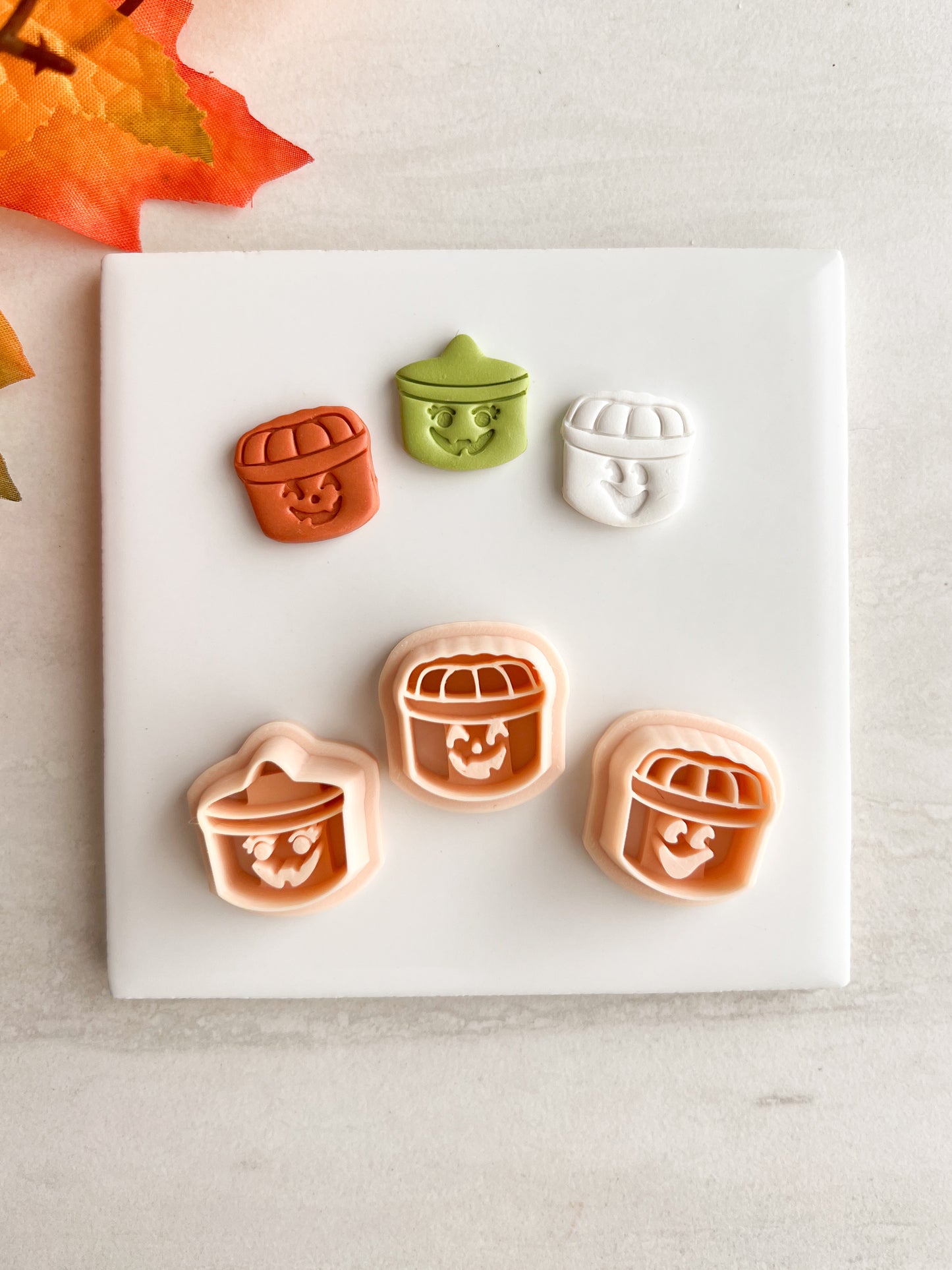 McDonalds Buckets Halloween Clay Cutters | McDonalds Buckets Halloween Polymer Clay Cutters for DIY Spooky Earrings Fun Jewelry and Handmade Halloween Accessories
