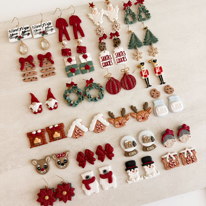 2025 Christmas Bundle No. 1 - Set of 24 | Festive Polymer Clay Cutter