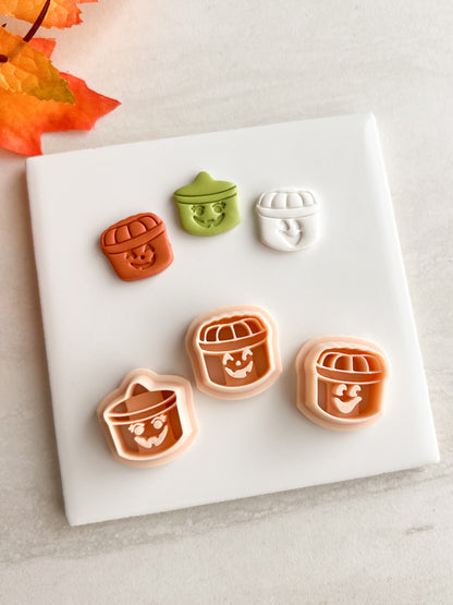 McDonalds Buckets Halloween Clay Cutters | McDonalds Buckets Halloween Polymer Clay Cutters for DIY Spooky Earrings Fun Jewelry and Handmade Halloween Accessories