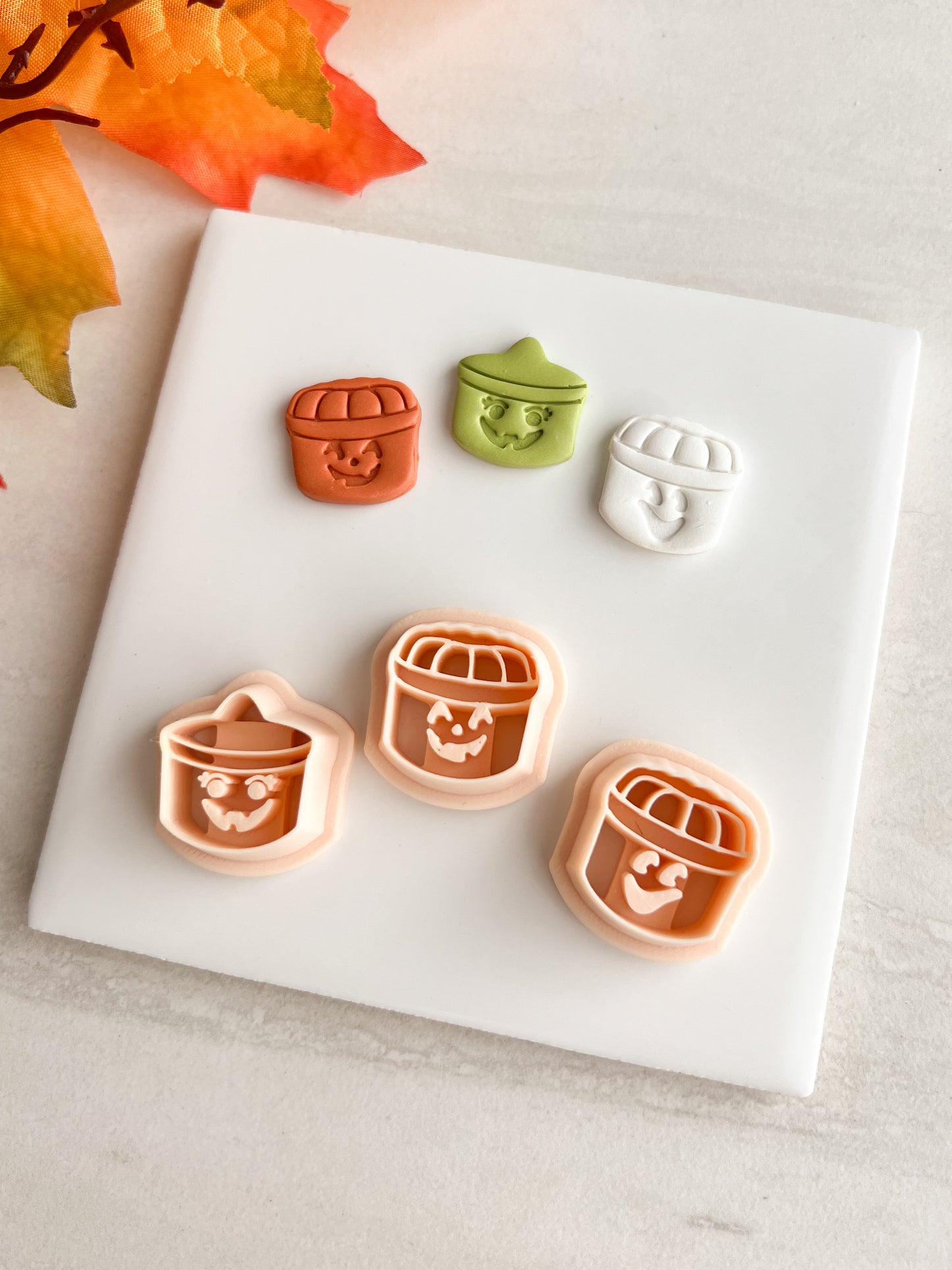 McDonalds Buckets Halloween Clay Cutters | McDonalds Buckets Halloween Polymer Clay Cutters for DIY Spooky Earrings Fun Jewelry and Handmade Halloween Accessories