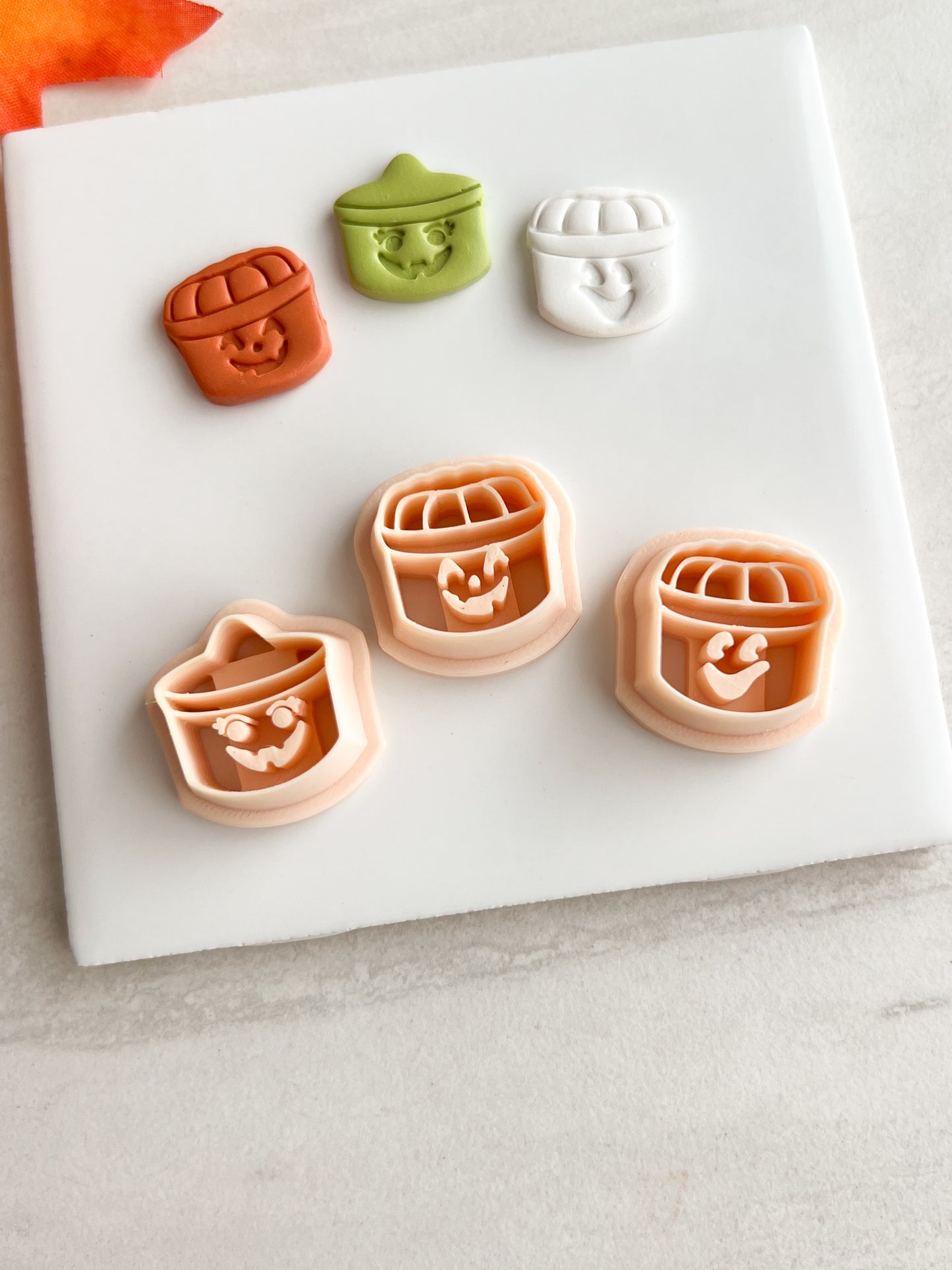 McDonalds Buckets Halloween Clay Cutters | McDonalds Buckets Halloween Polymer Clay Cutters for DIY Spooky Earrings Fun Jewelry and Handmade Halloween Accessories