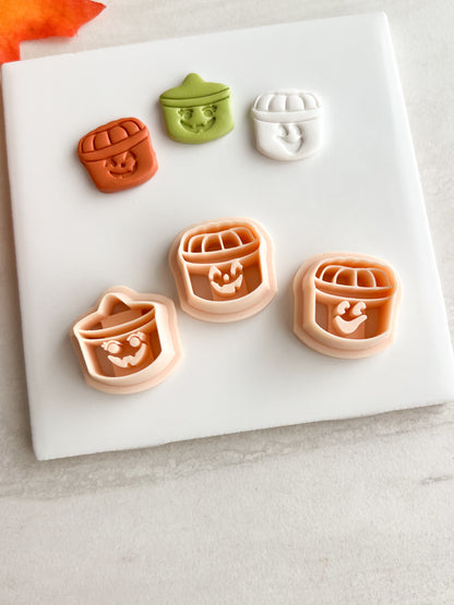 McDonalds Buckets Halloween Clay Cutters | McDonalds Buckets Halloween Polymer Clay Cutters for DIY Spooky Earrings Fun Jewelry and Handmade Halloween Accessories