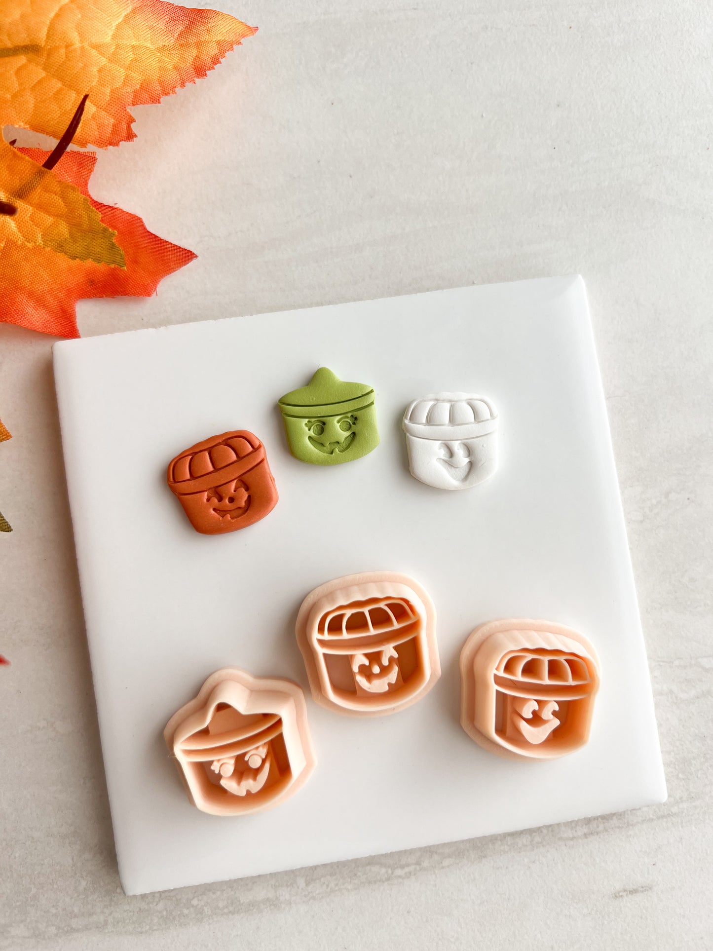 McDonalds Buckets Halloween Clay Cutters | McDonalds Buckets Halloween Polymer Clay Cutters for DIY Spooky Earrings Fun Jewelry and Handmade Halloween Accessories