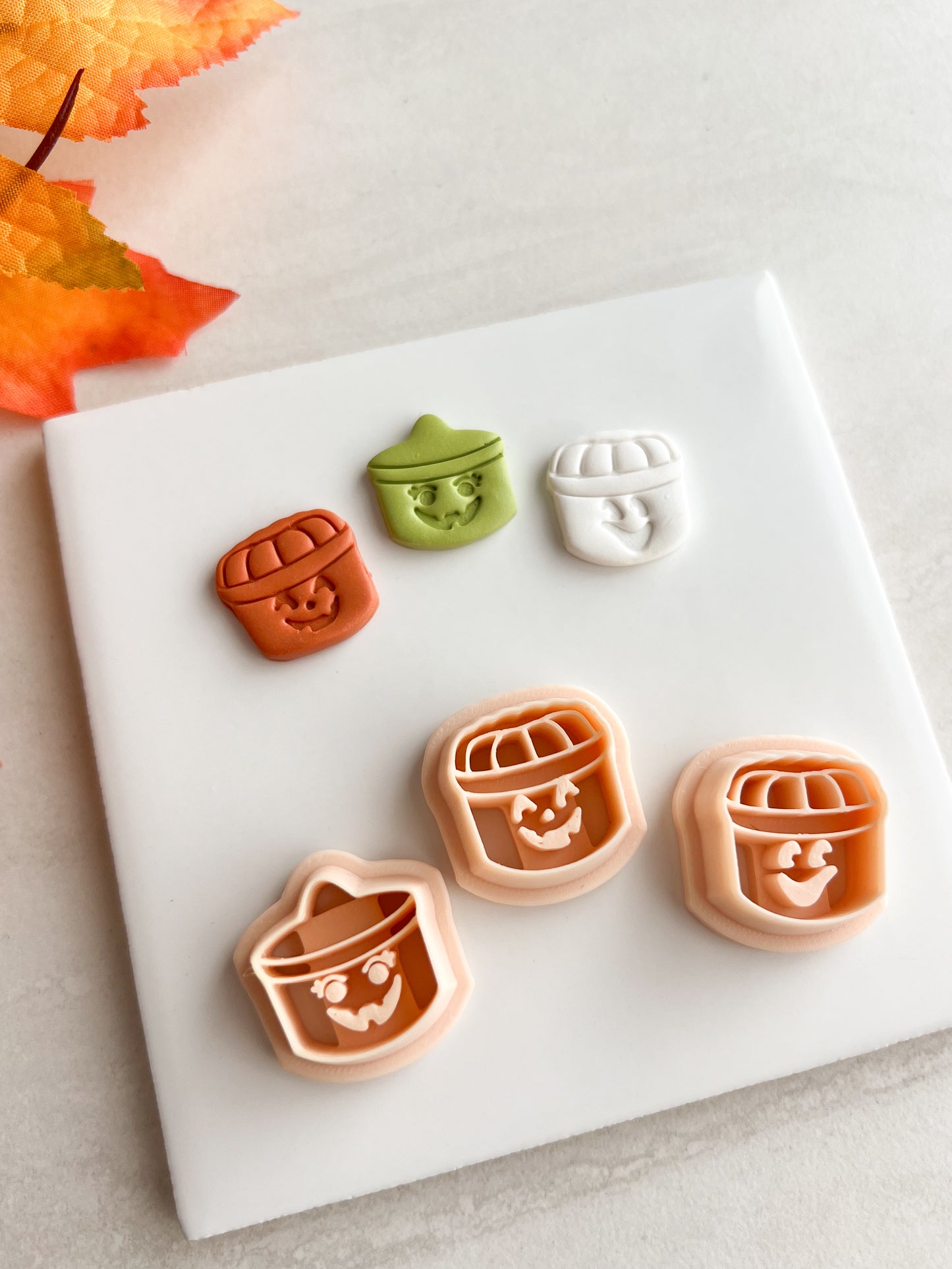 McDonalds Buckets Halloween Clay Cutters | McDonalds Buckets Halloween Polymer Clay Cutters for DIY Spooky Earrings Fun Jewelry and Handmade Halloween Accessories
