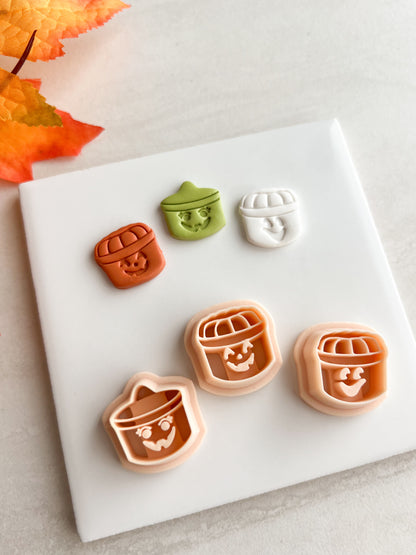 McDonalds Buckets Halloween Clay Cutters | McDonalds Buckets Halloween Polymer Clay Cutters for DIY Spooky Earrings Fun Jewelry and Handmade Halloween Accessories
