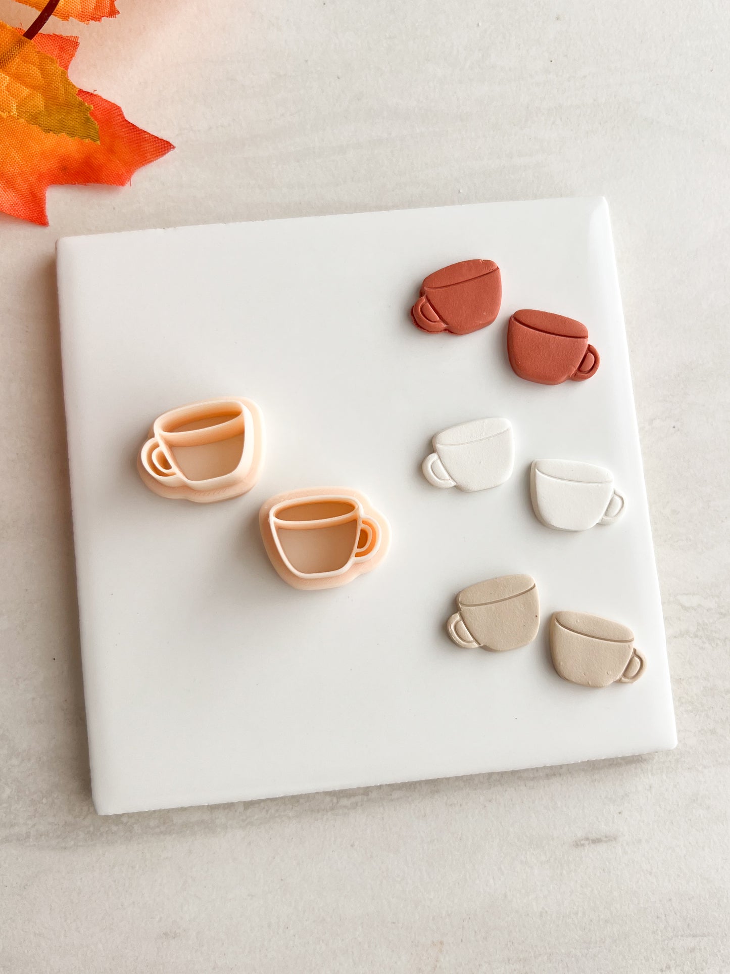 Coffee Cup No. 4 | Coffee Cup No. 4 Polymer Clay Cutter for DIY Coffee Earrings Barista-Themed Jewelry and Handmade Cute Accessories