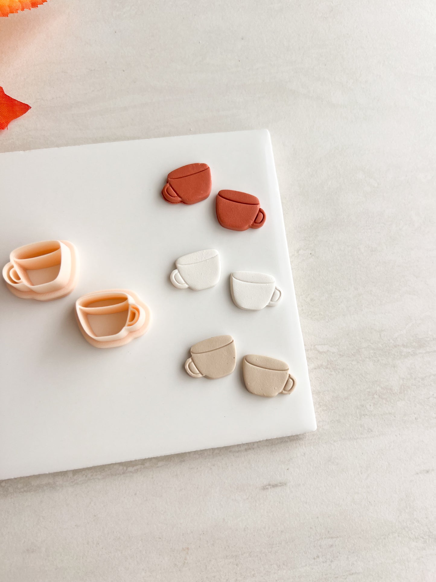 Coffee Cup No. 4 | Coffee Cup No. 4 Polymer Clay Cutter for DIY Coffee Earrings Barista-Themed Jewelry and Handmade Cute Accessories