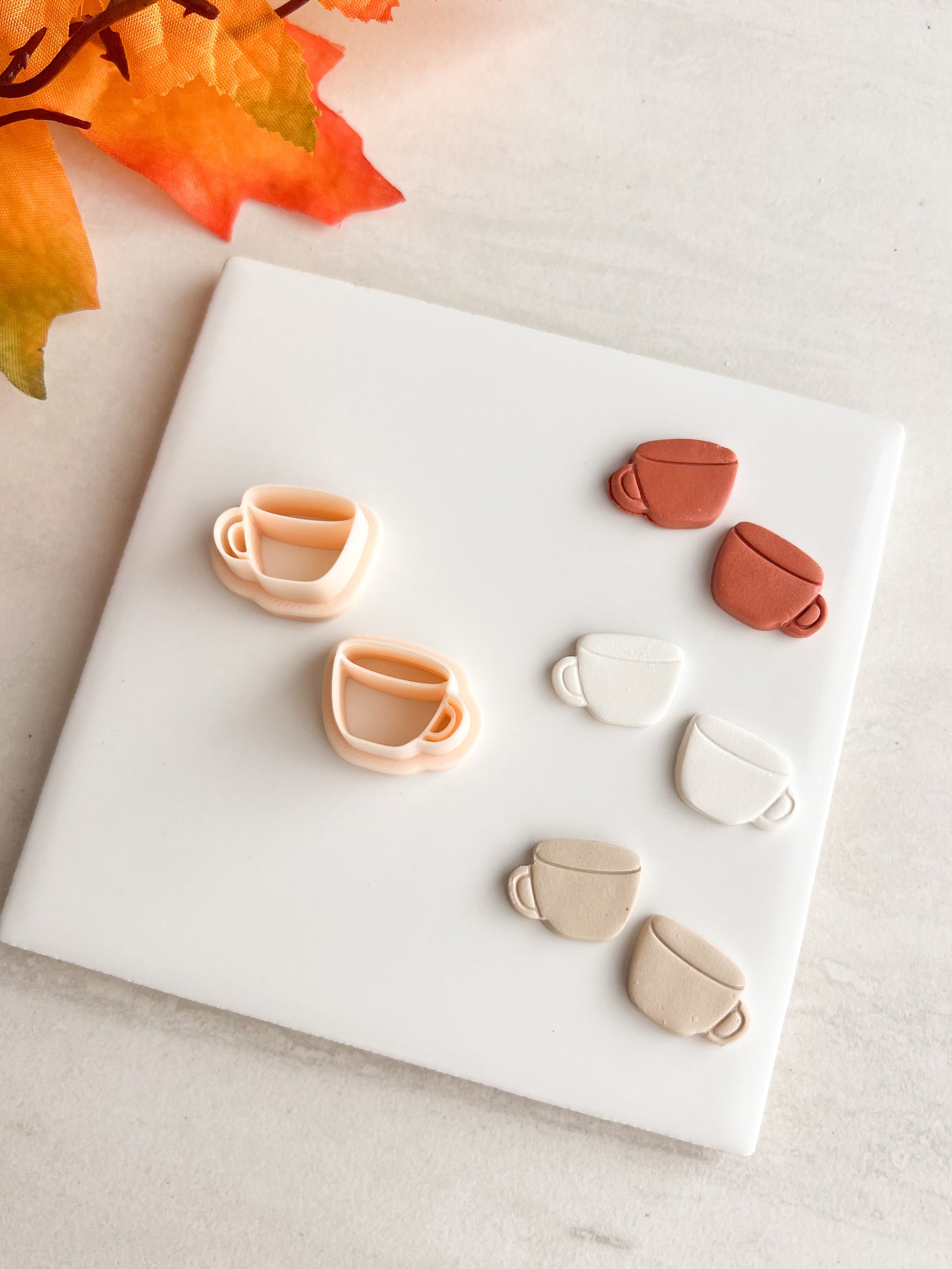 Coffee Cup No. 4 | Coffee Cup No. 4 Polymer Clay Cutter for DIY Coffee Earrings Barista-Themed Jewelry and Handmade Cute Accessories