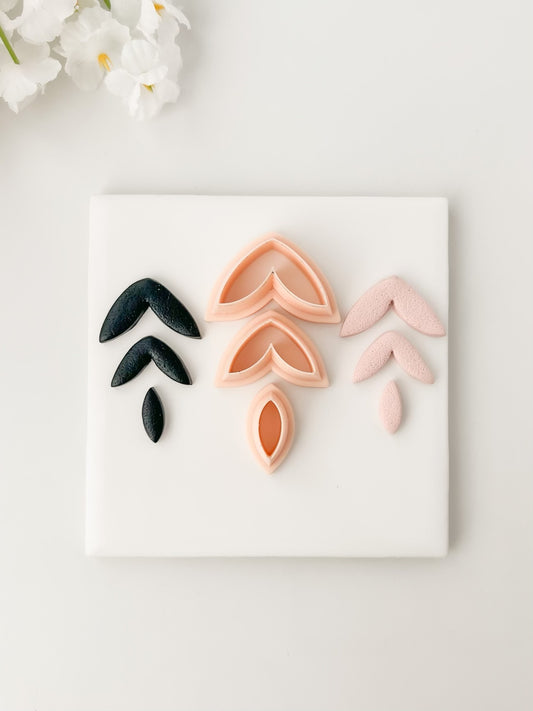 3-Piece Dangle Set | 3-Piece Dangle Set Polymer Clay Cutter for DIY Fashion Earrings Modern-Themed Jewelry and Handmade Elegant Accessories