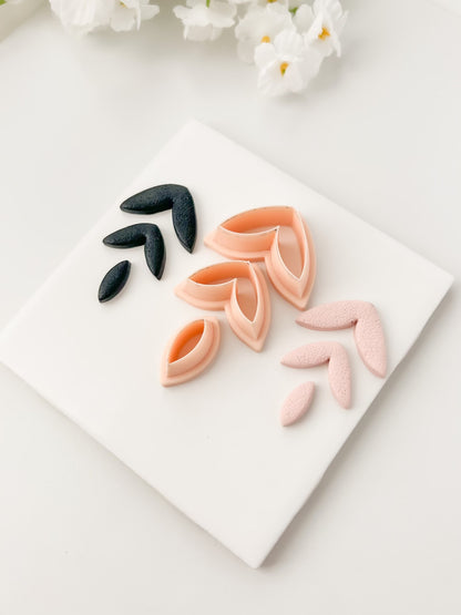 3-Piece Dangle Set | 3-Piece Dangle Set Polymer Clay Cutter for DIY Fashion Earrings Modern-Themed Jewelry and Handmade Elegant Accessories