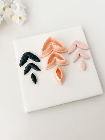 3-Piece Dangle Set | 3-Piece Dangle Set Polymer Clay Cutter for DIY Fashion Earrings Modern-Themed Jewelry and Handmade Elegant Accessories